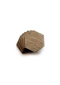 Board Book BONES : 1 inch Hexagon