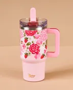 20 oz. Flip Straw Tumbler ⎜Rose Garden