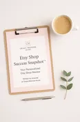 Etsy Shop Success Snapshot™