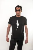 Black Lightning Bolt Tee
