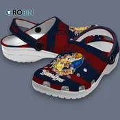 Custom Name Beauty And The Beast Paint Splatter Graphics Classic Crocs