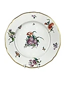 Antique Chelsea Derby Porcelain Plate England Ca. 1775 18th Century Hand-Painted