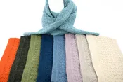 100% Baby Alpaca Openwork Scarf
