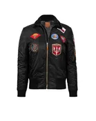 MISS TOP GUN® B-15 FLIGHT BOMBER JACKET WITH PATCHES