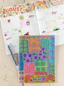 2026-27 Academic Planner | Turquoise Patchwork