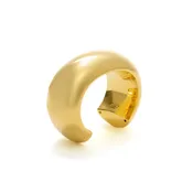 BOLD MAXI CUFF | 18K YELLOW GOLD PLATED SILVER