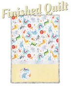 Animal Crackers Cuddle Finished Quilt