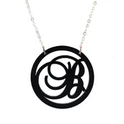 Acrylic Beso Necklace (WS)