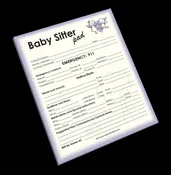 Baby Sitter Notepad - Jumbo