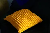 Bobble stitch pillow cover