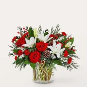 Best in Snow Boquet - Holiday Floral Arrangement