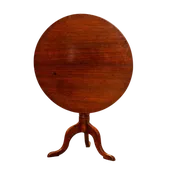 Antique English Mahogany Tilt-Top Table