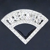 Crystal Rhinestone Button