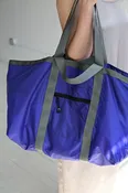8.6.4: Nylon Weekender Bag - Purple/Charcoal