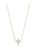 16" Necklace Gold - Signature Cross