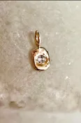 10k Inverse Diamond Pendant