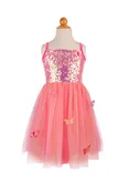 Butterfly Bliss Dress, Hot Pink
