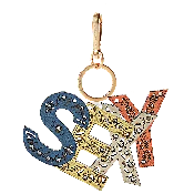 3 Letter Sexy Leather Charm - Multicolor
