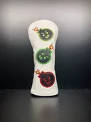 Angry Bombs White Headcover