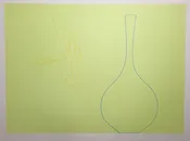 Derrick Greaves Narcissus and Vase 1970 Signed Limited Edition Silkscreen