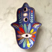 Hamsa Porcelain Trinket Dish – DSH-SML-004