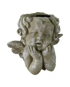 Concrete Cherub Planter