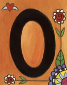 "0" House Number Plaque