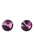 Amethyst Swarovski Stud Earrings