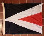 Vintage *Russian* Signal Flag -- Number 8 (eight) -- 34x27
