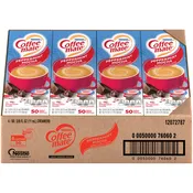Coffee-Mate Peppermint Mocha Single Serve Liquid Creamer-18.7 fl. oz.-4/Case
