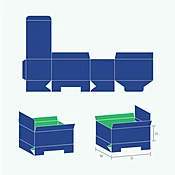 1-2-3 Bottom Display Lid