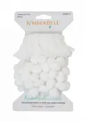 Tassels & Poms Trim – White