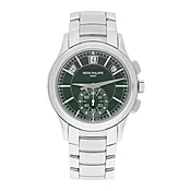 Patek Philippe Annual Calendar Complications 5905/1A-001 Stainless Steel Watch Green Dial 2021
