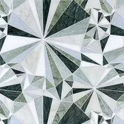 Diamond Starburst Green