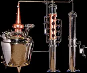 100 Gallon 4-Plate Brandy Still (400L) | Olympic Distillers