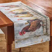 Four Chickens in A Row Table Runner