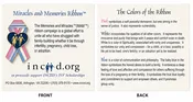 Miracles and Memories Awareness Pin
