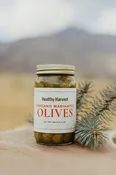 Greek Green Olives Marinated in Wild harvested Oregano