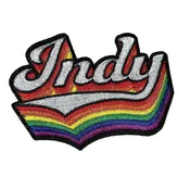 3" Sew-on Embroidered Indy Patch