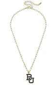 Baylor Bears Enamel Pendant Necklace