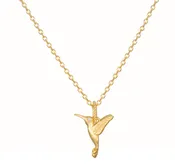 16" HUMMINGBIRD PENDANT NECKLACE