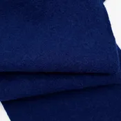 Boiled Wool Boucle Bright Navy