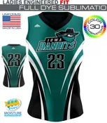 1014-J | Slider Full Dye Sublimation Softball Jersey