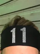 J&K Custom Number Headband