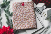 Christmas Gingerbread Candy Cane Padded Book/Tablet Sleeve