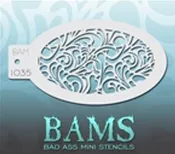 1035 - Bad Ass Stencils - Swirls