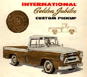 1957 International Golden Jubilee Custom Pickup Color Brochure