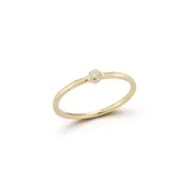 14kt Diamond Dot Ring