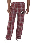Adult Boxercraft "Harley Flannel" Garnet/Black Plaid Pajama Pants