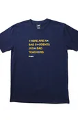 Alphanumeric x Adapt :: Bad Teachers (Men's Cobalt Tee)